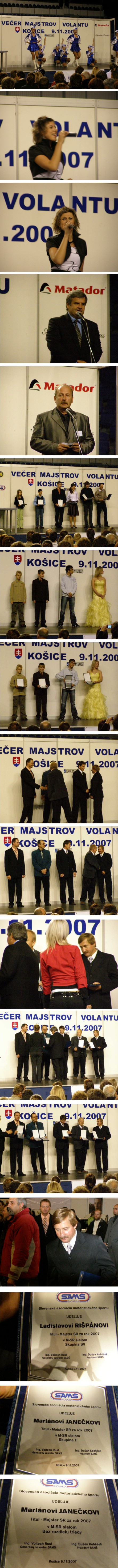 majster SR STEEL ARENA Košice 9.11.2007