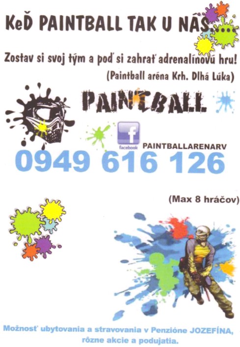 paintball pre voľný čas