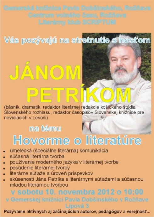 stretnutie s Jánom Petríkom