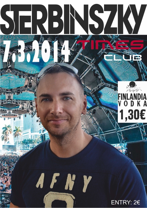 STERBINSZKY v TIMES CLUBE 7.3.2014 Piatok