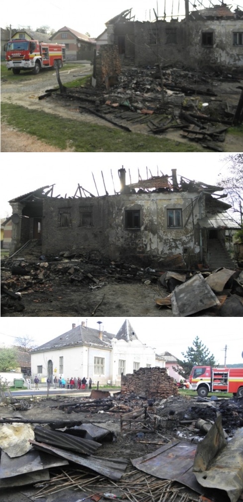 požiar rodinného domu a garáže v obci Kameňany, okres Revúca