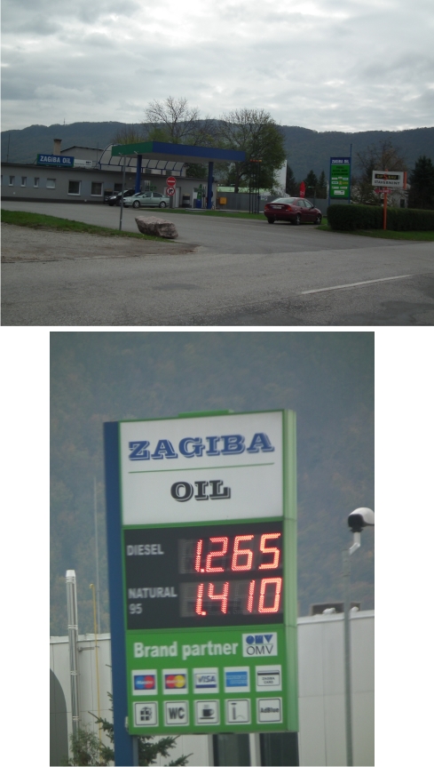 ceny benzínu