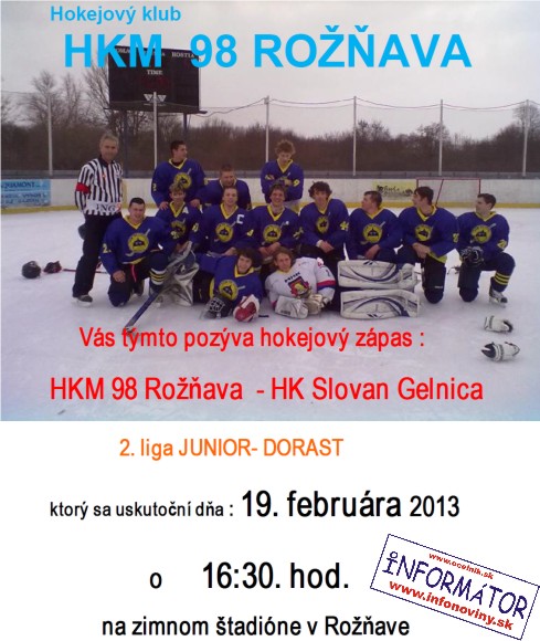 HKM 98 Rožňava  - HK Slovan Gelnica