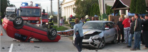 Auto na streche - Rimavské janovce