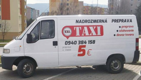 XXL TAXI nadrozmerné taxi